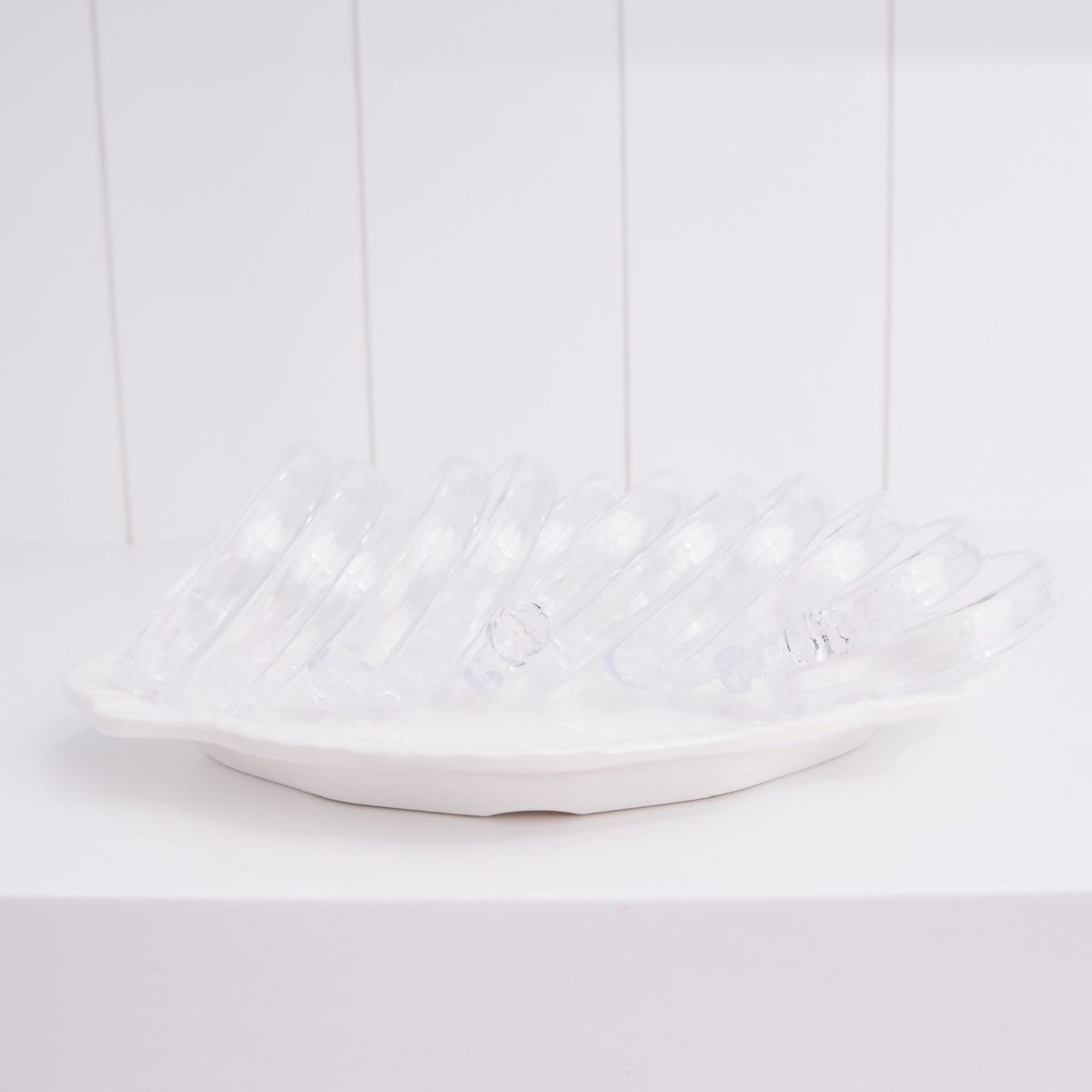 Argolla acrílica para cortina de ducha 12 piezas