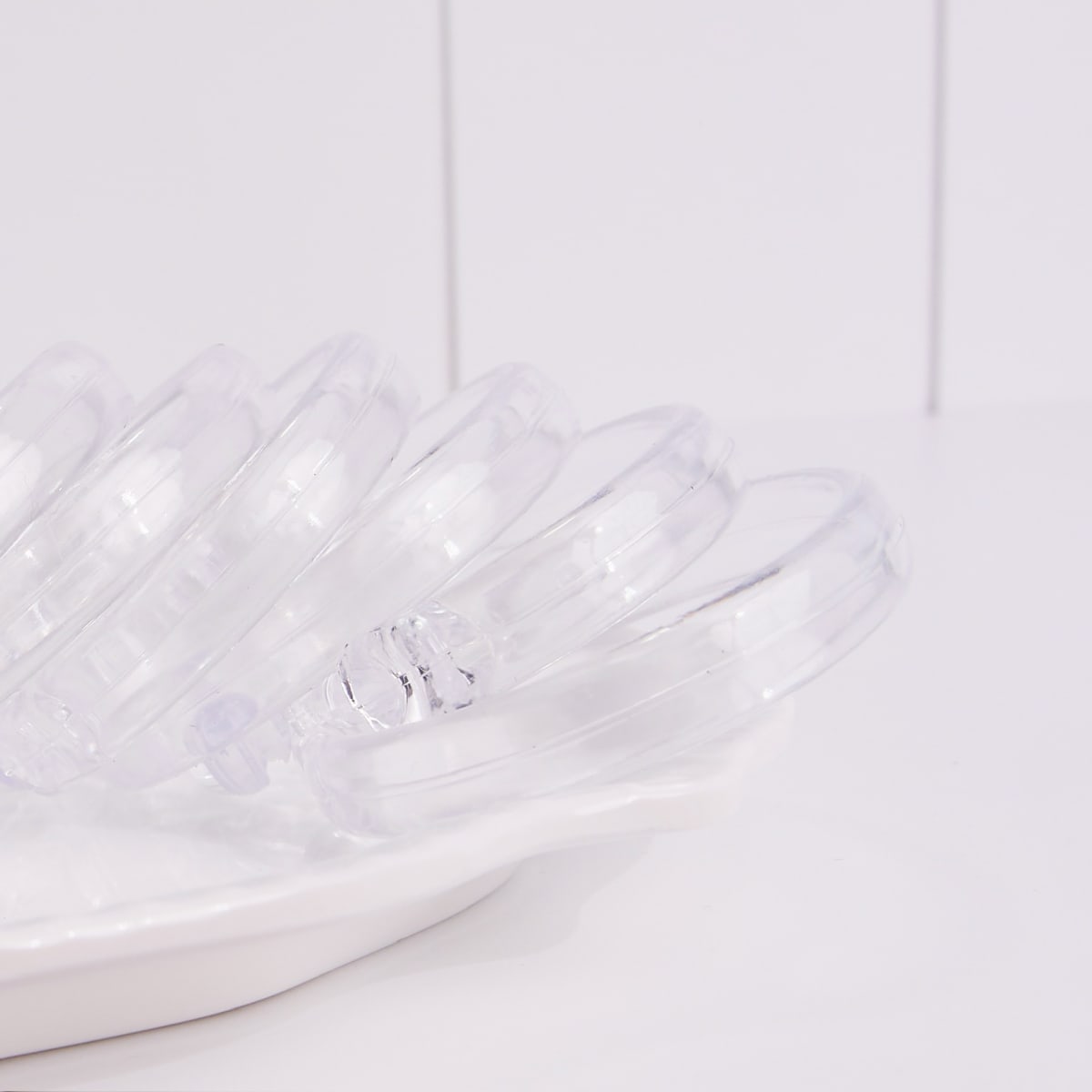 Argolla acrílica para cortina de ducha 12 piezas