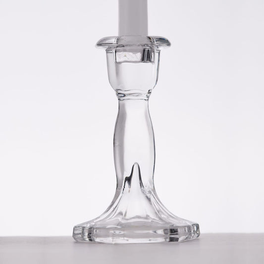 Candelabro de Vidrio para Vela Delgada