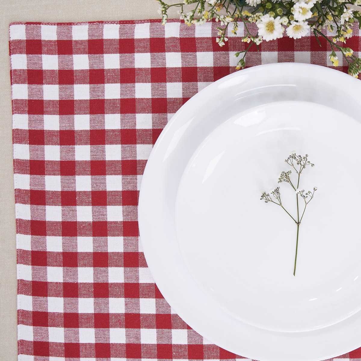 Individual Picnic Rojo