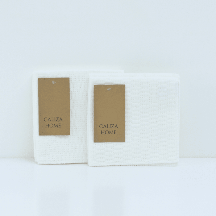 Paño Absorbente Antibacterial Blanco (Pack de Dos)