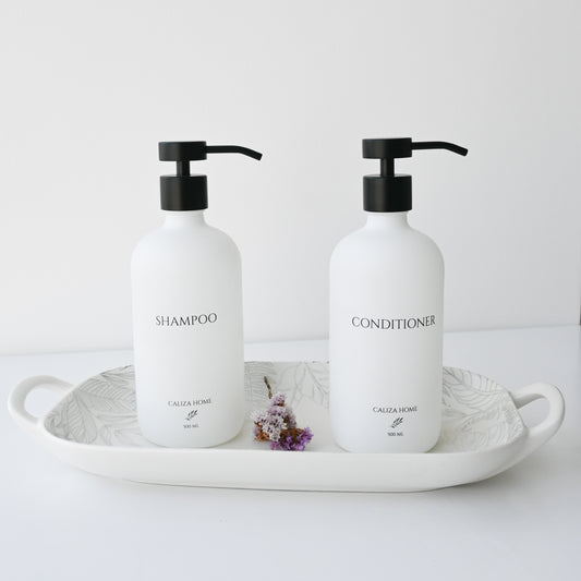 PACK DOS DISPENSADORES - SHAMPOO Y CONDITIONER 500 ml