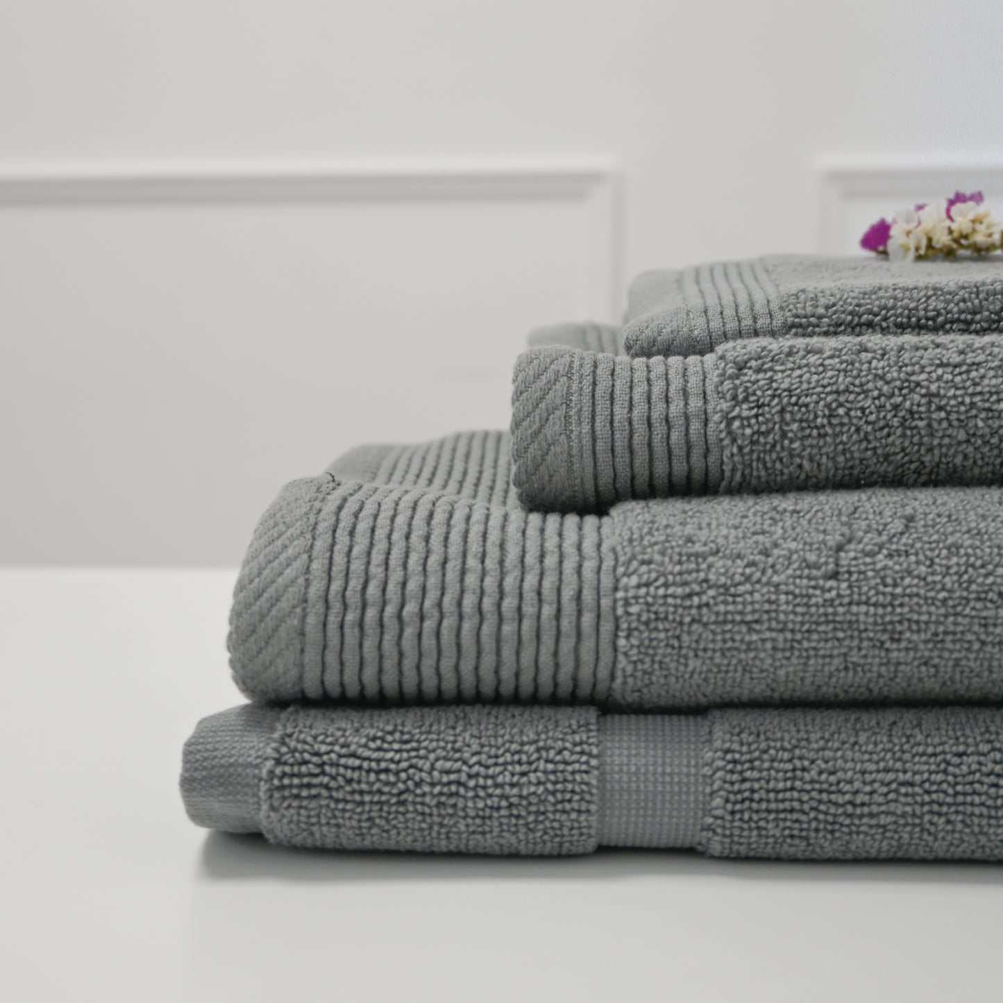 Toallas Hotel Collection Gris Oscuro 550g/m2