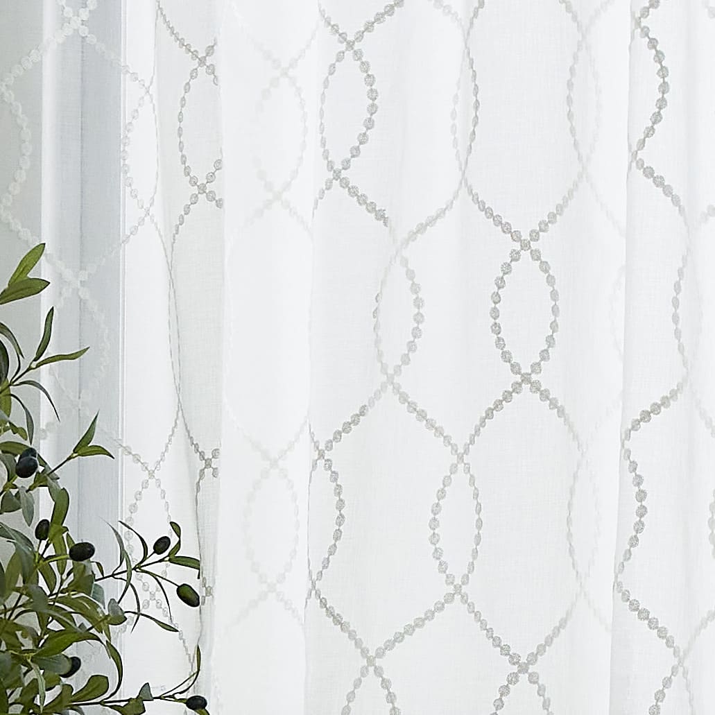 Cortina de Ducha Eslabón Blanco