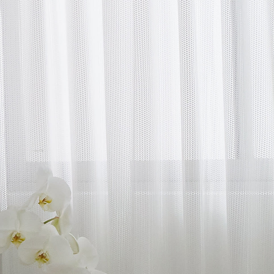 Cortina de Sala Modelo Inglesa Blanco (Pack de Dos)