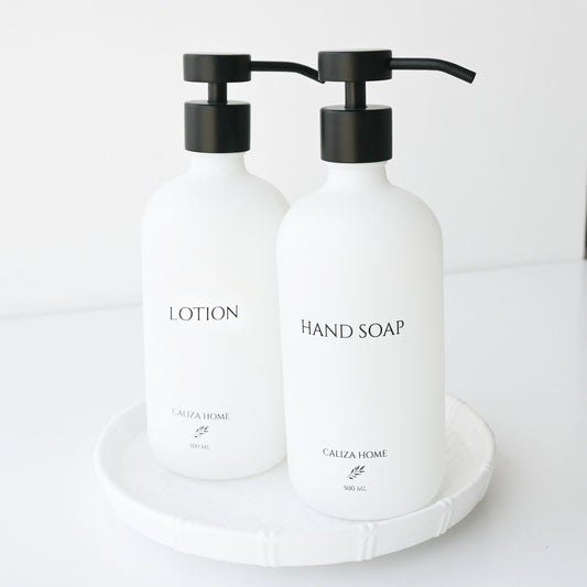 PACK DOS DISPENSADORES - HAND SOAP Y LOTION 500 ml
