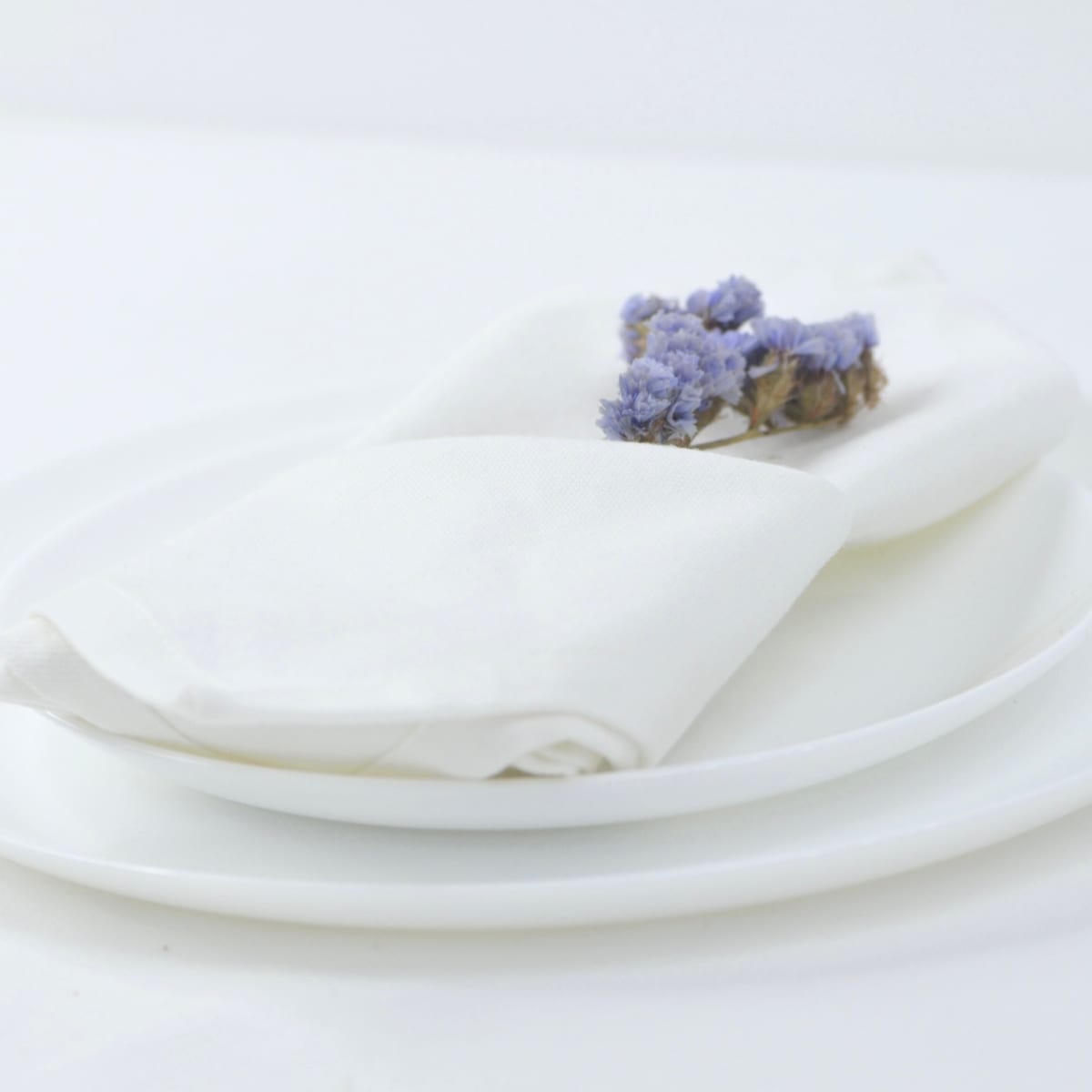 Servilleta de Algodón Blanco 40x40 cm