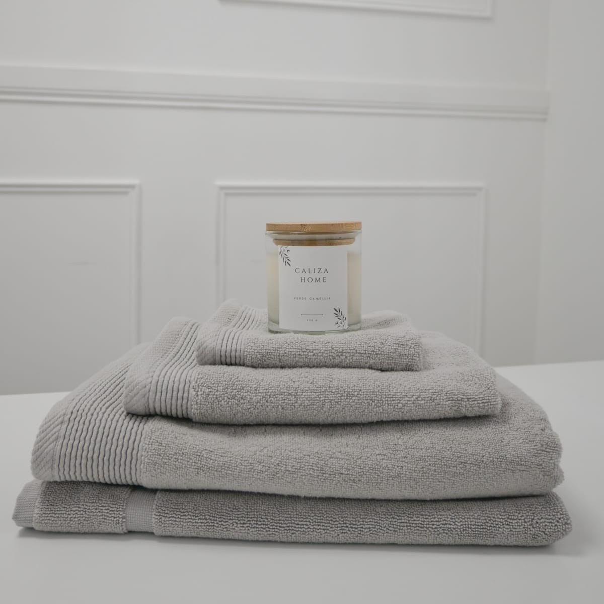 Toallas Hotel Collection Gris Claro 550g/m2
